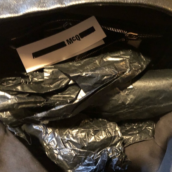 Alexzander McQueen Leather Backpack - Picture 2 of 4